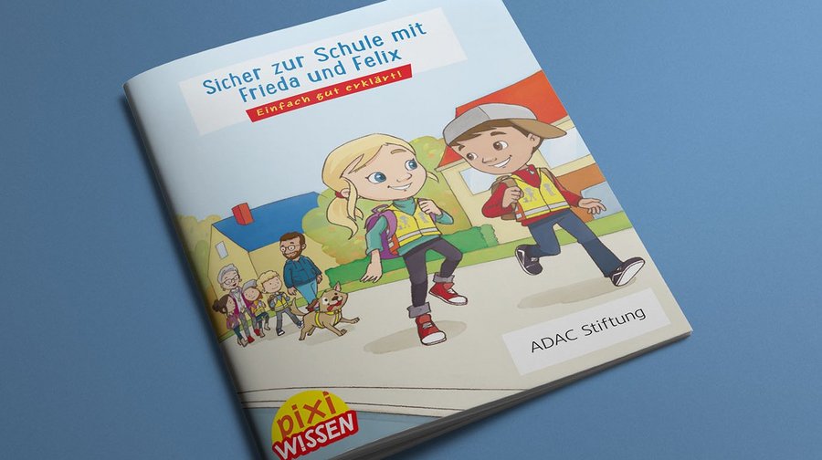 In diesem Pixi-Buch mit Frieda und Felix erfahrt ihr alles rund um einen sicheren Schulweg und vor allem, was ein Laufbus ist.